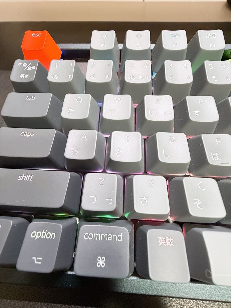Keychron K8 メカニカルキーボード RGB 青軸 日本語配列