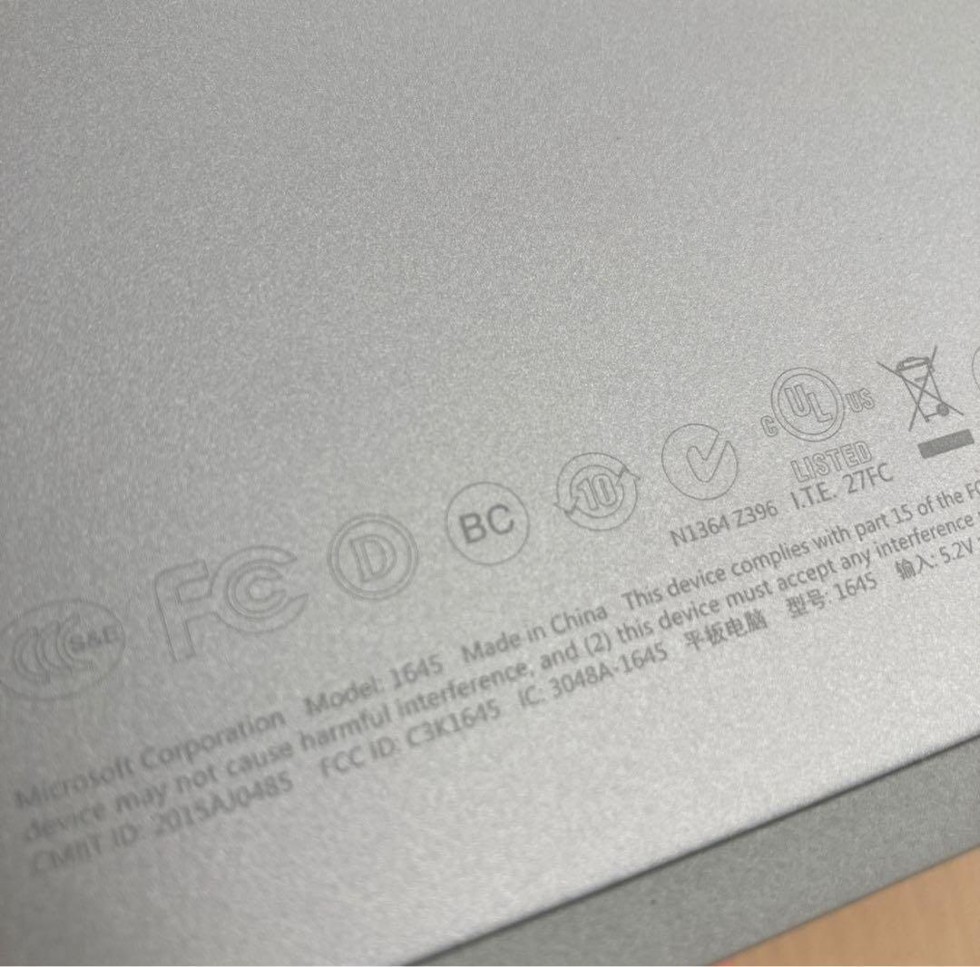 マイクロソフト Surface3 64GBタブレット 1645 純正キーボード付