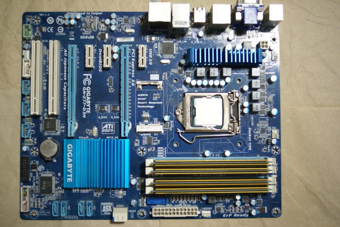 Z77マザー & i7-3770S & DDR3/16GB セット