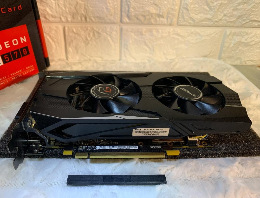 グラフィックボード・グラボ・ビデオカード ASRock Radeon RX570 PHANTOM GAMING