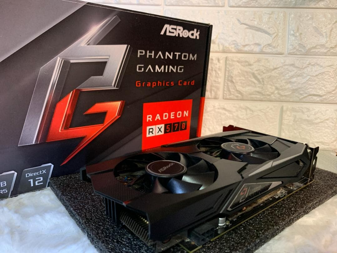 グラフィックボード・グラボ・ビデオカード ASRock Radeon RX570 PHANTOM GAMING