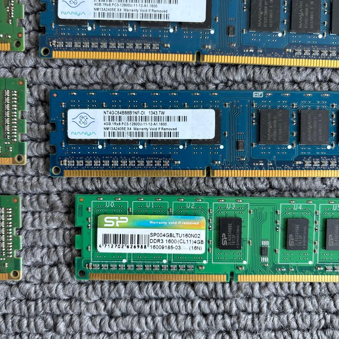 各種ブランド　メモリ4GB デスクトップPC用　20枚#25-29y