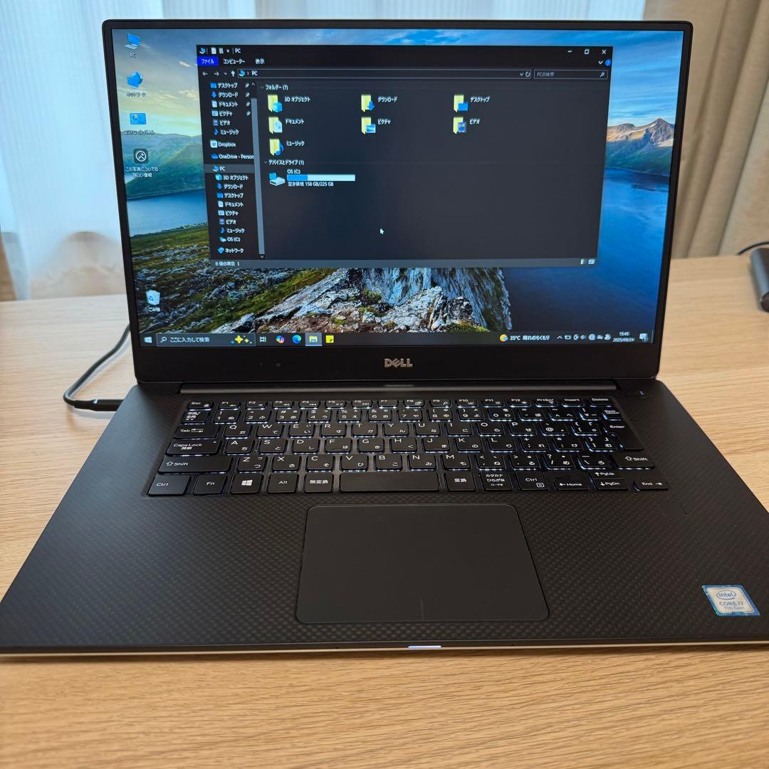 DELL XPS15 9560 15インチi7 32GB 225GB
