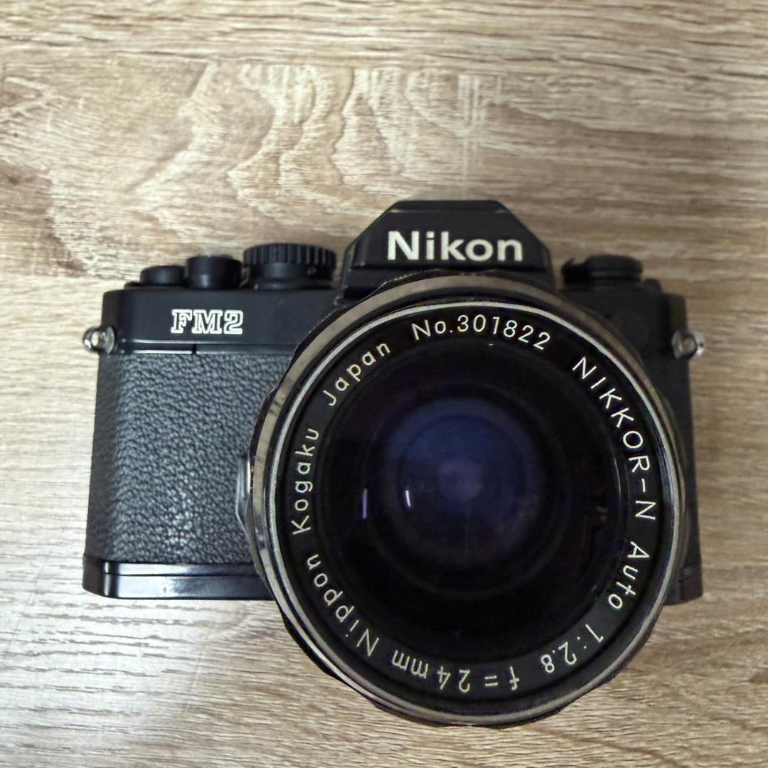 777688/NIKON FM2 N 2.8 24mm ブラック ニコン