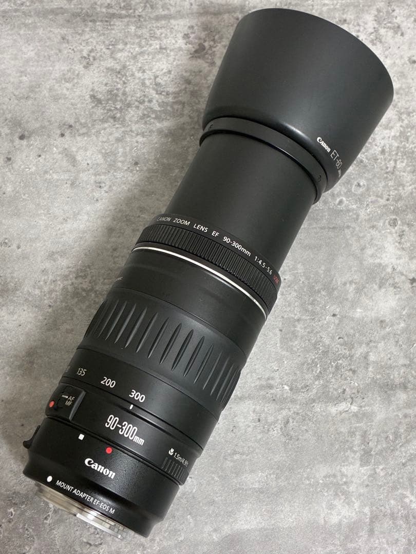 ⭐️美品⭐️Canon EF90-300 USM & EF-EOS M アダプター