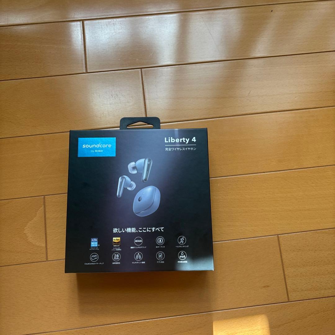 Anker Soundcore Liberty 4 スカイブルー　（付属品外箱）