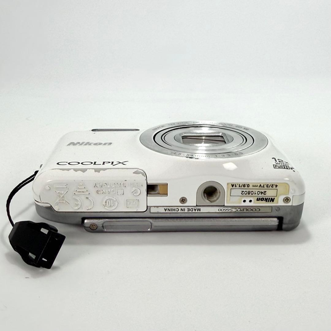【すぐ使える】Nikon COOLPIX S6600 ホワイト 豪華セット