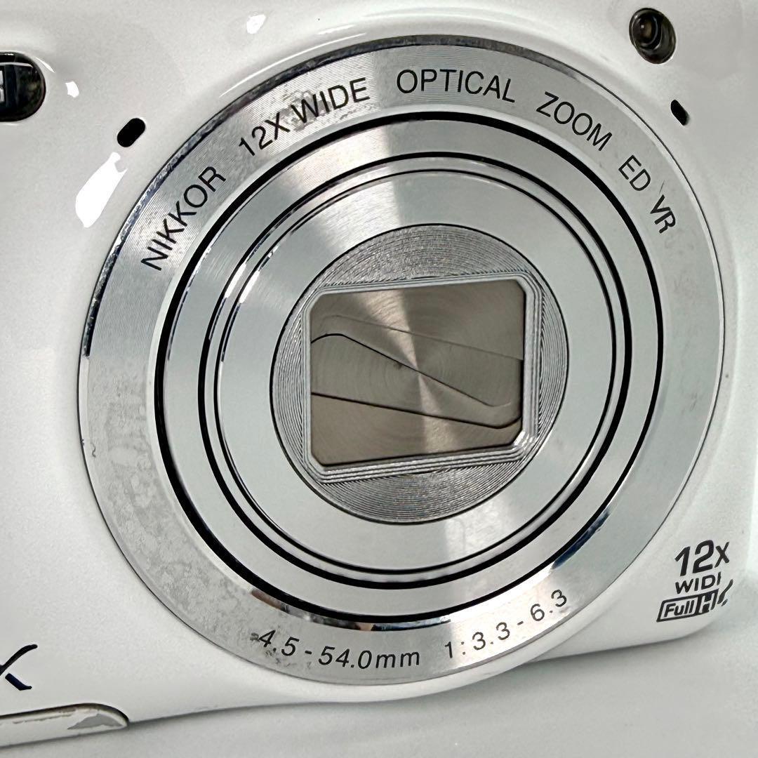 【すぐ使える】Nikon COOLPIX S6600 ホワイト 豪華セット
