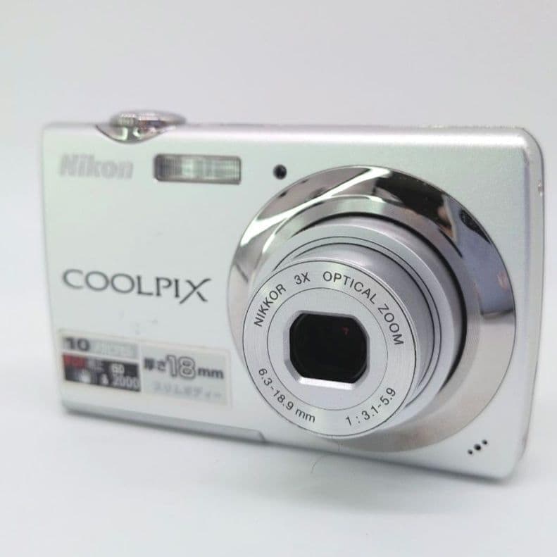 【動作品】Nikon COOLPIX S220 シルバー デジカメ コンパクト