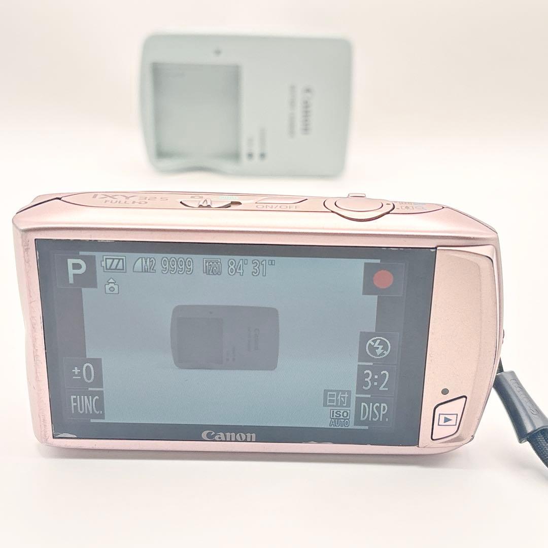 ✨動作品✨ キャノン IXY 32S ピンク デジタルカメラ 箱付き 付属品付き