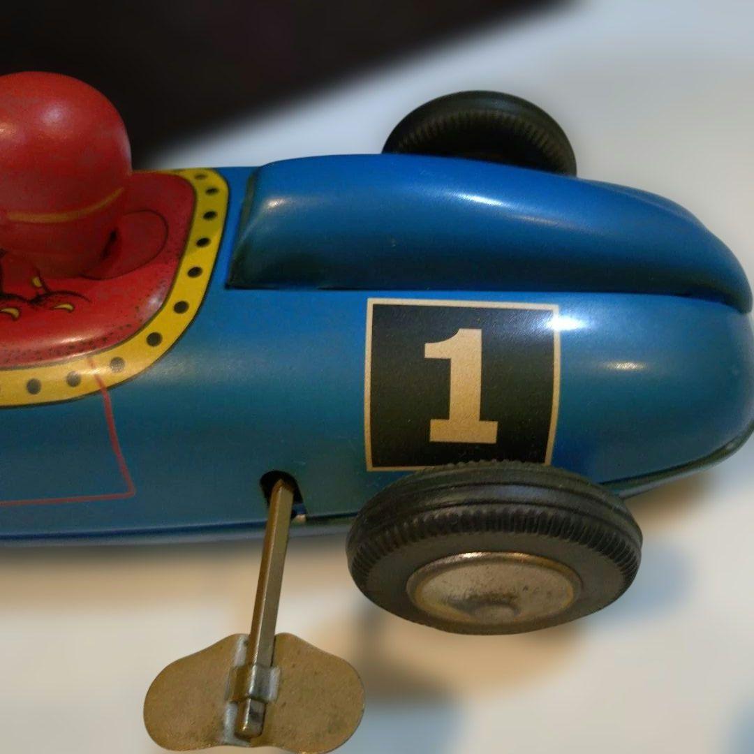 RUSS BERRIE ぜんまいブリキ スポーツカー