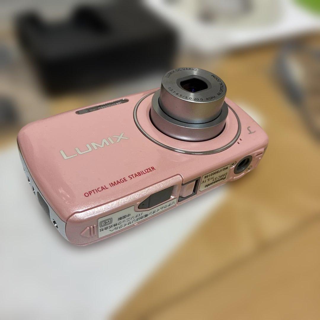 Panasonic LUMIX DMC-S1 ピンク　中古美品　付属品付き