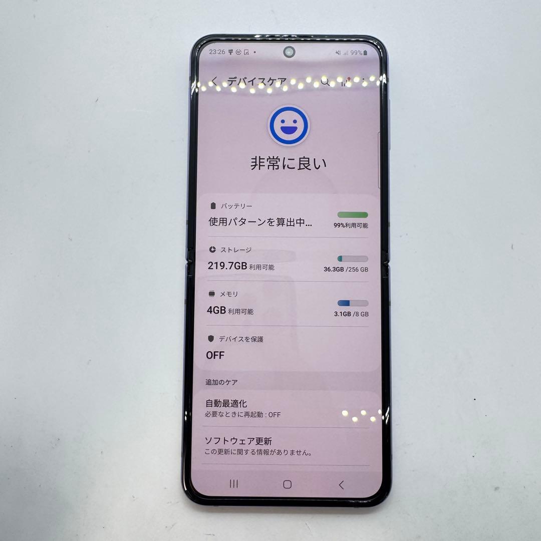 【SIMフリー】Galaxy Z Flip4 SM-F721B 本体 256GB