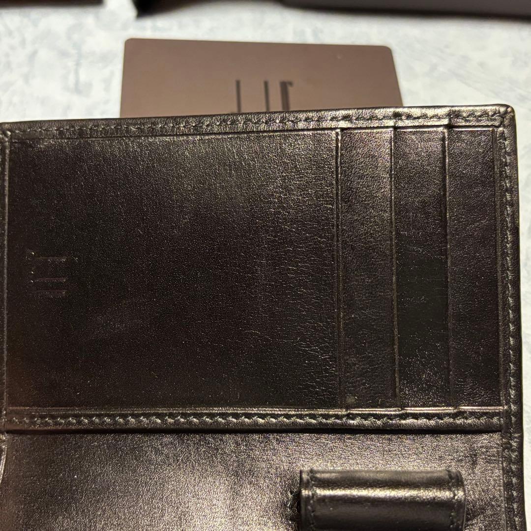 【レア】ダンヒル　dunhill メモパッドケース　黒 レザー