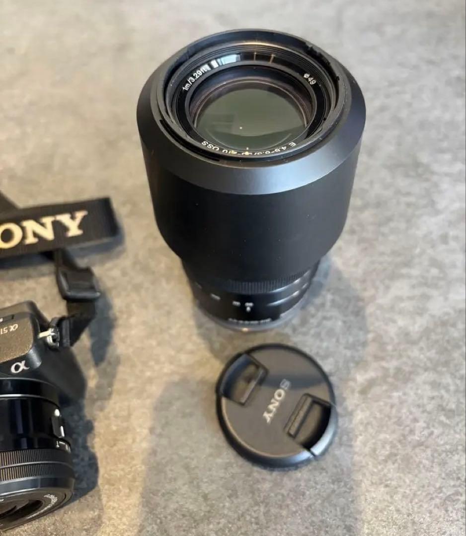 SONY α5100 ミラーレスカメラ本体＋標準レンズ＋望遠レンズ