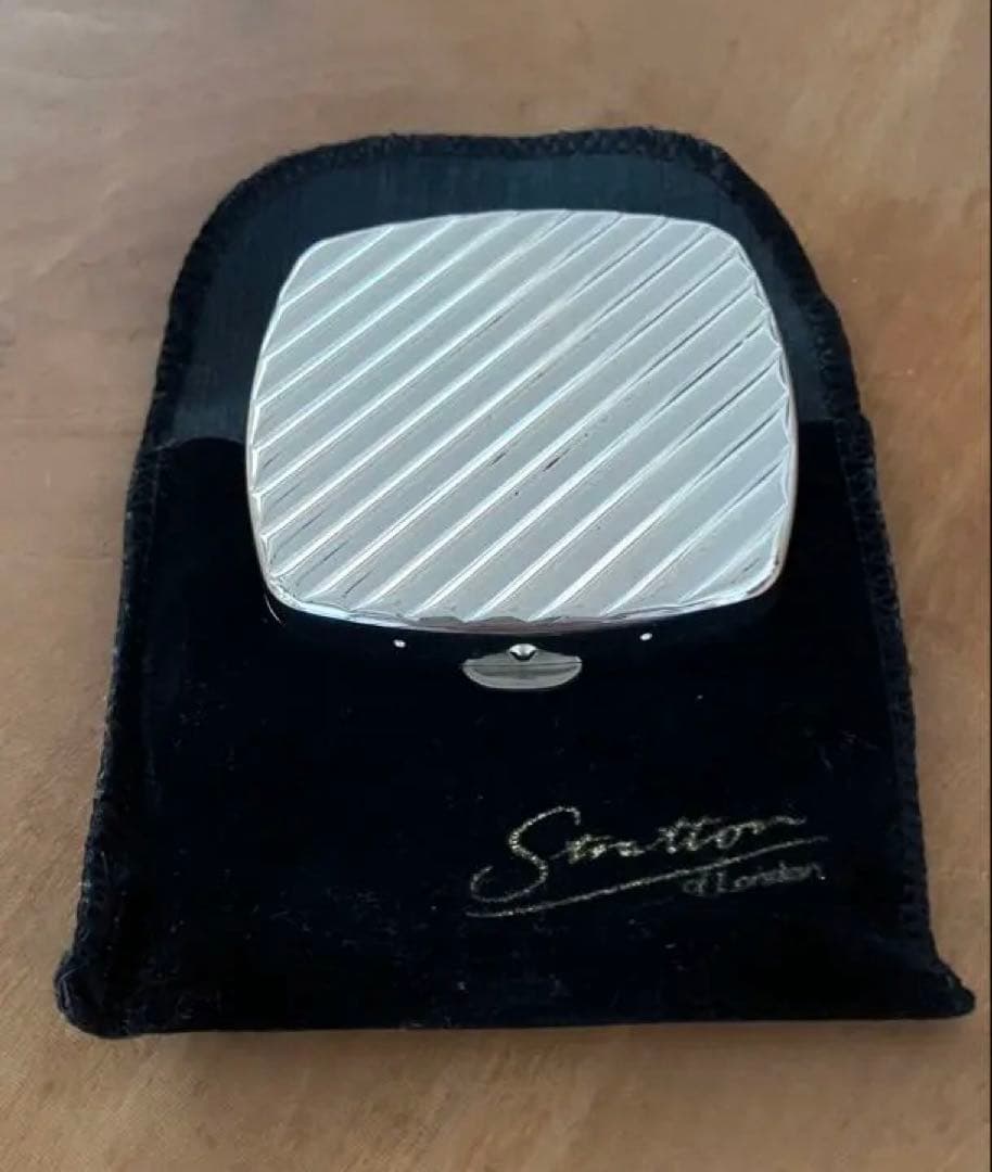 Londonヴィンデージ Stratton 二面鏡 コンパクトミラー