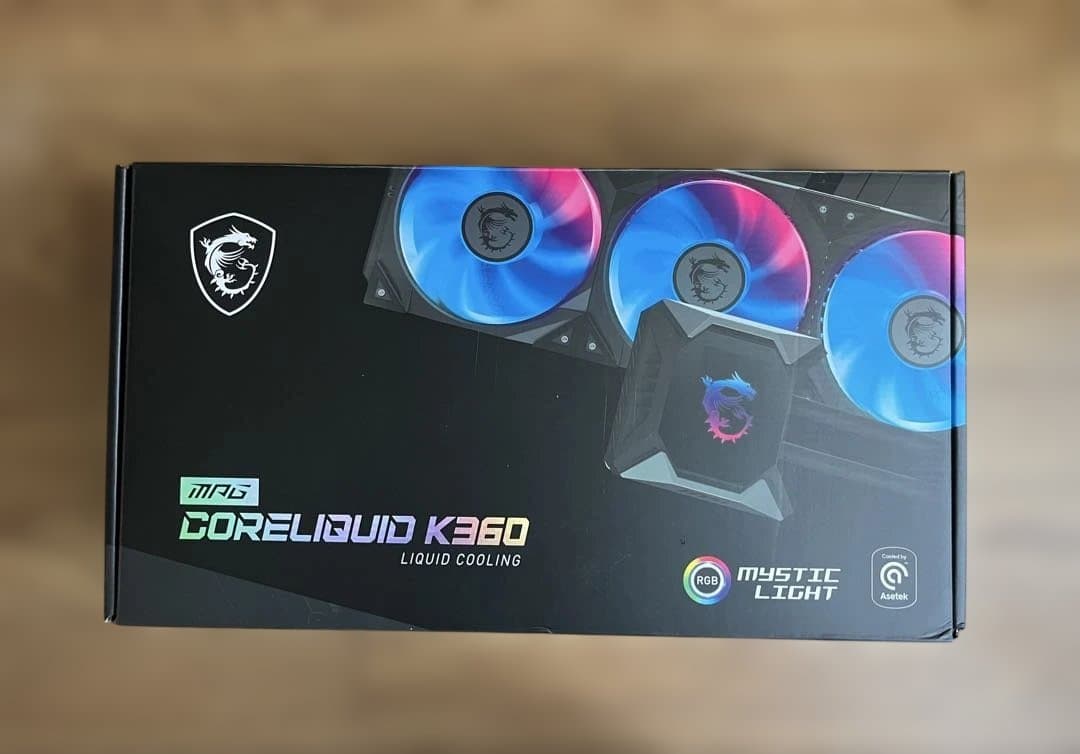 MSI MPG GORELIQUID K360 RGB 水冷クーラー