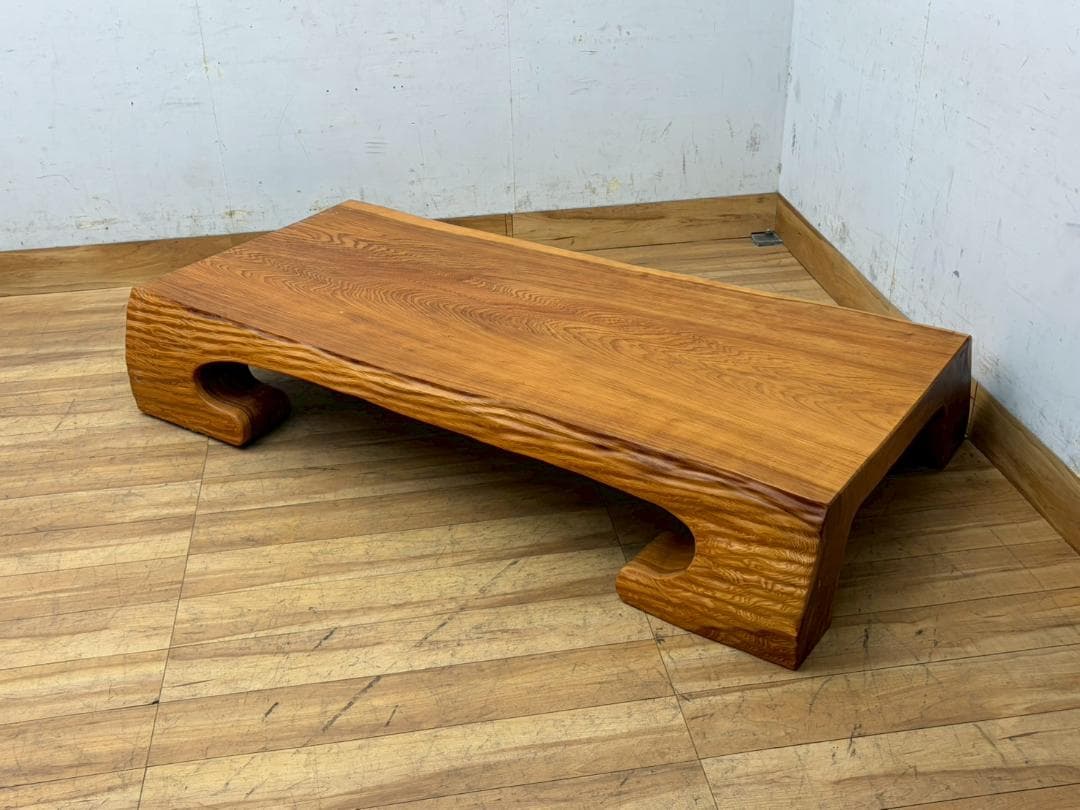 T8306☆美品☆希少☆屋久杉☆無垢材☆400万☆一枚板☆最高級座卓☆世界遺産☆