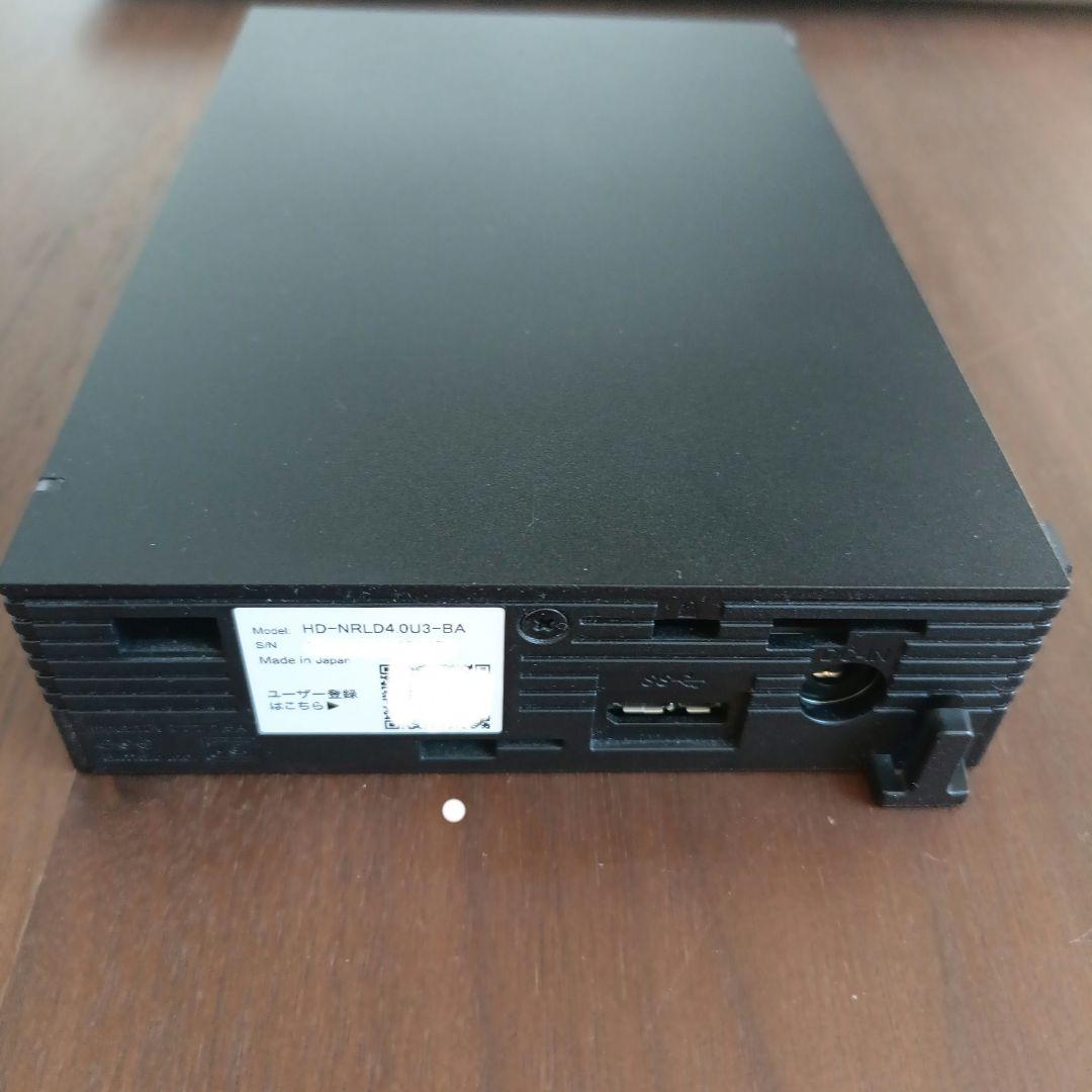 BUFFALO HD-NRLD4.0U3-BA外付けHDDジャンク品