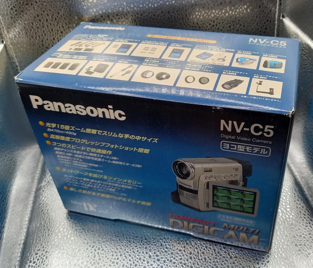 Panasonic NV-C5　ビデオカメラ外箱付 動作確認済み バッテリー良好