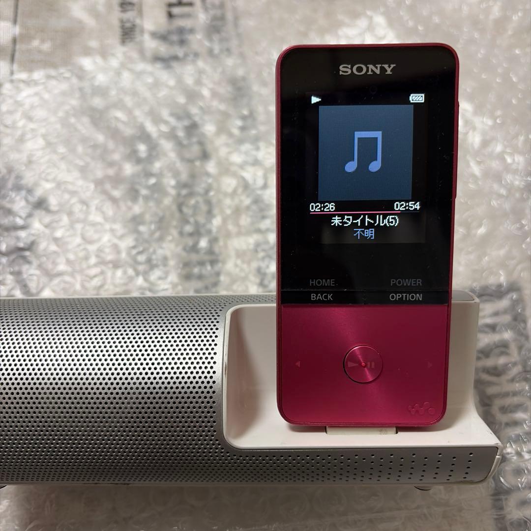 【中古超美品】SONY NW-S315Kウォークマン＆スピーカーセット