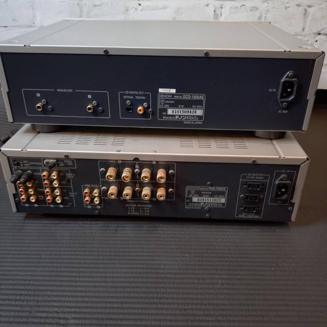 【至高の3段】DENON 1500AEシリーズ フルセット◆PMA/DCD/TU