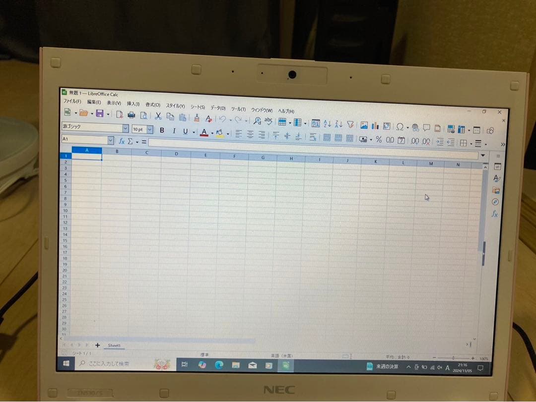 NEC ノートPC 約12インチ ホワイト