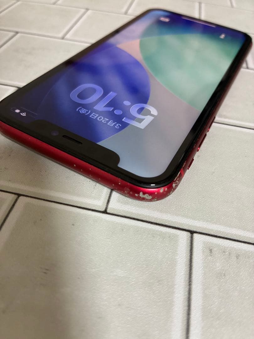 【訳あり】iPhone11 RED 77% 背面割れ・非純正画面あり 動作OK
