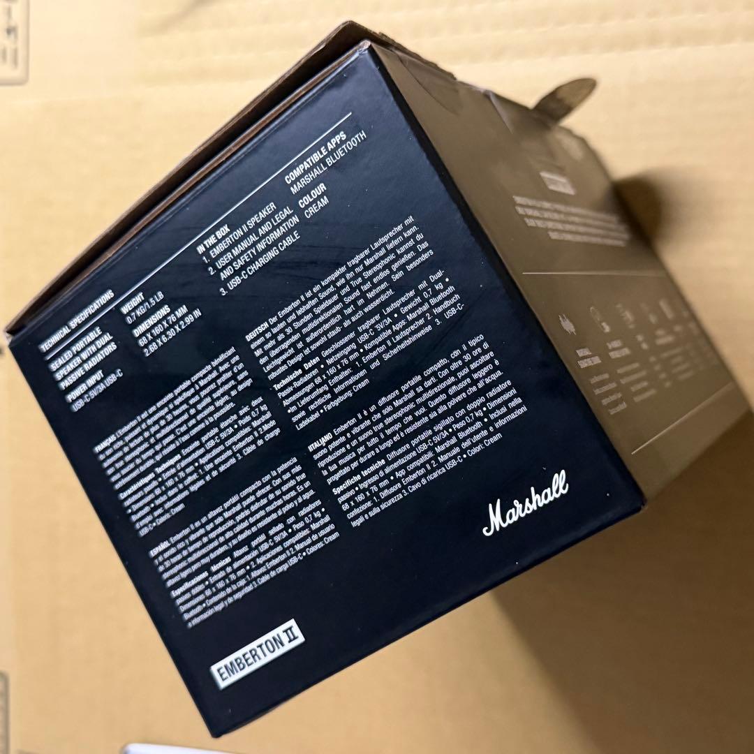 Marshall Emberton II CREAM マーシャル スピーカー