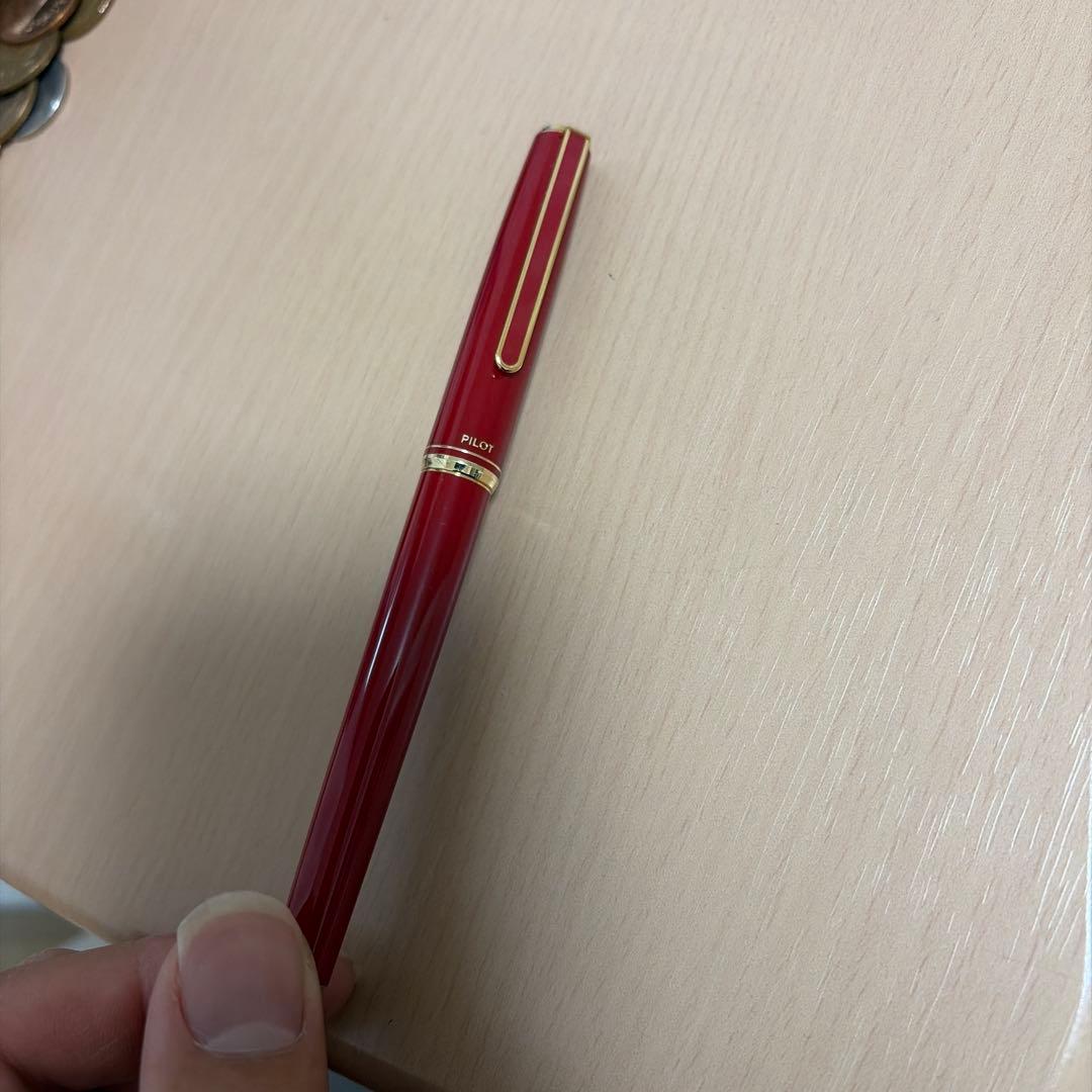Pilot 万年筆 Fタイプ レッド