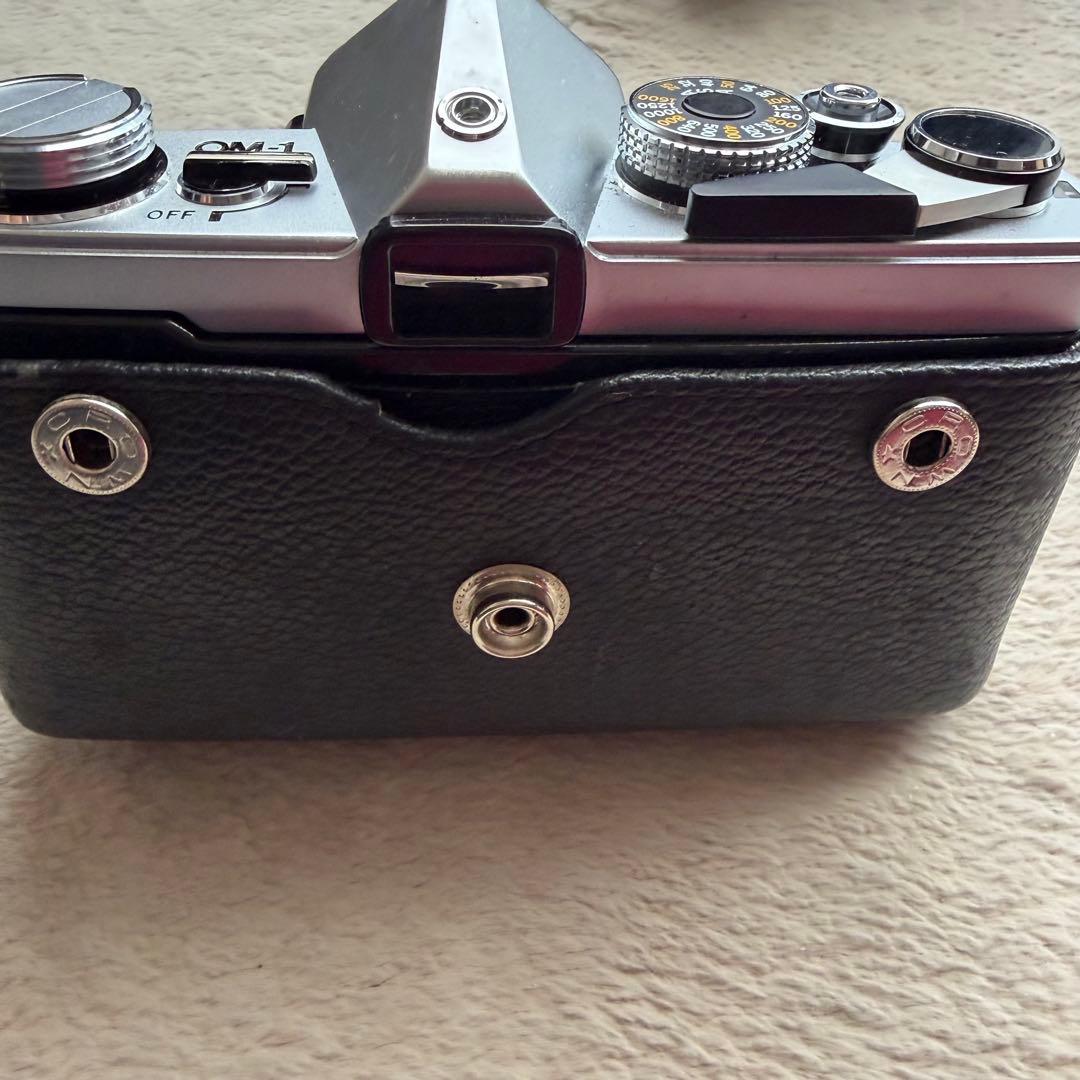 OLYMPUS OM-1説明書付き　カバー付き　 オリンパス カメラ　ジャンク