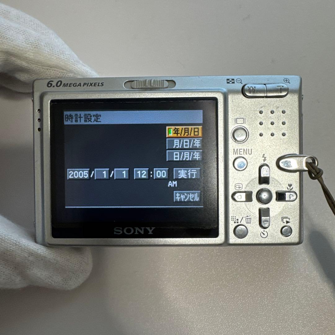 SONY Cyber-shot DSC-T9 シルバー　動作確認済み
