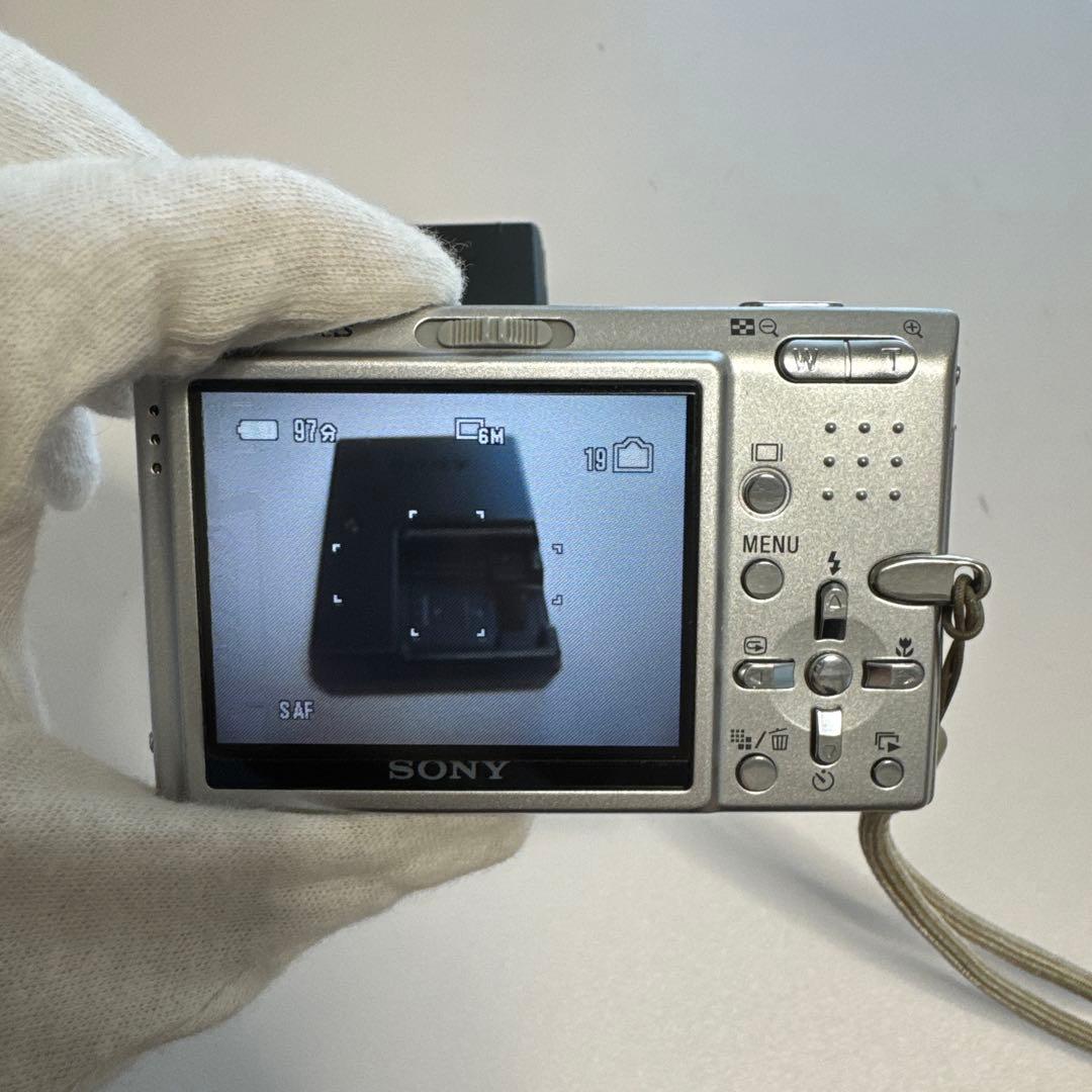 SONY Cyber-shot DSC-T9 シルバー　動作確認済み