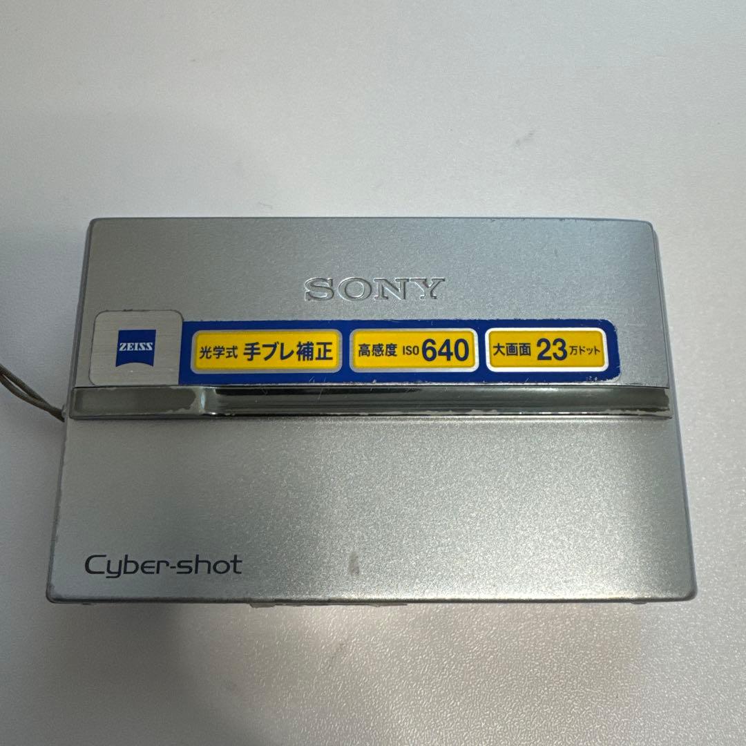 SONY Cyber-shot DSC-T9 シルバー　動作確認済み