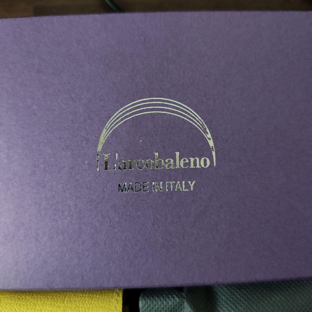 L'arcobaleno イエロー ミニ財布