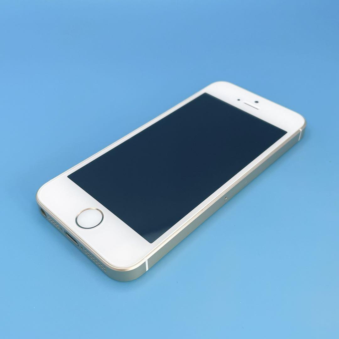 【美品】iPhone SE 64GB バッテリー87% SIMフリー ゴールド