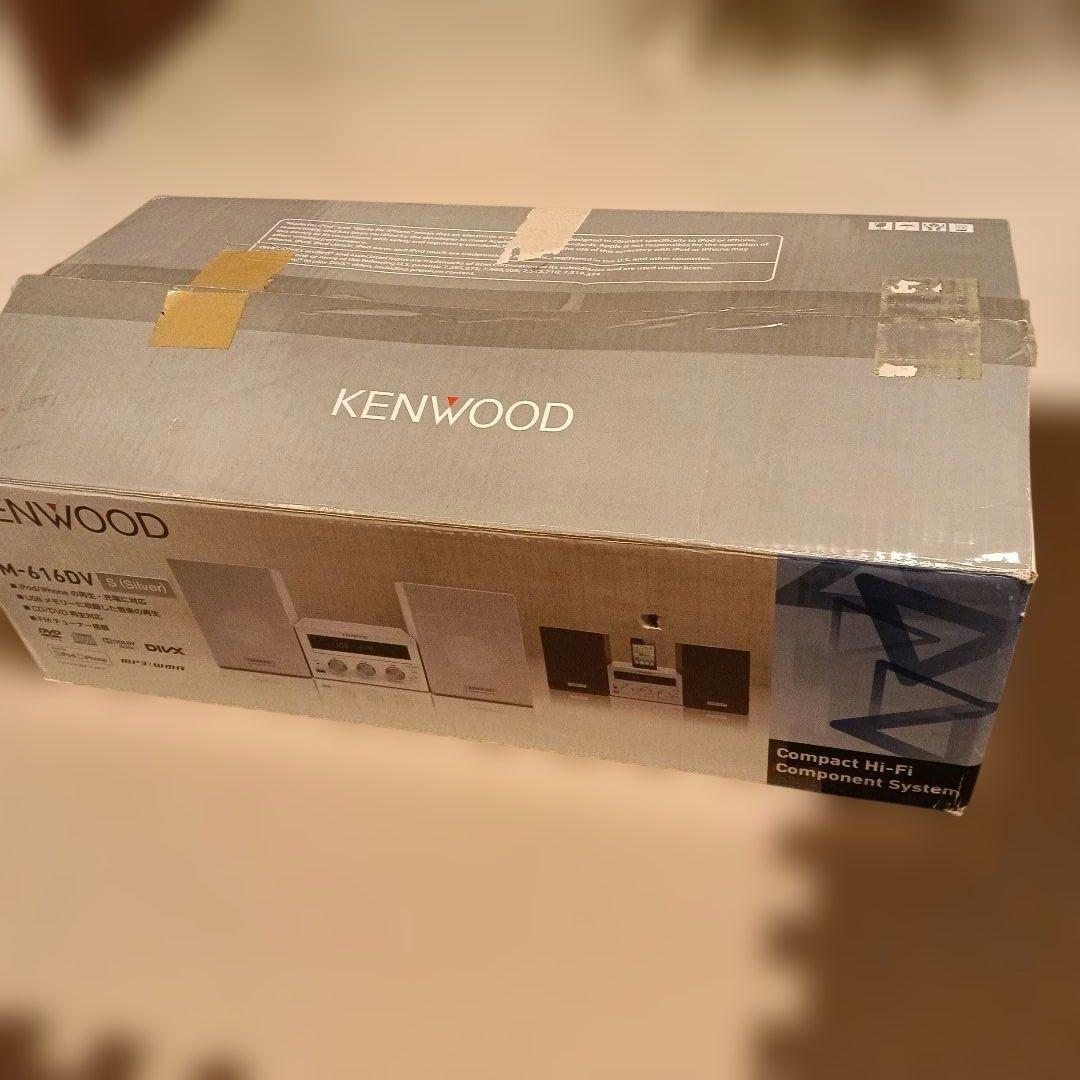 ＫＥＮＷＯＯＤコンポM-616DV 黒 2012年製 梱包あり CD動作確認済み