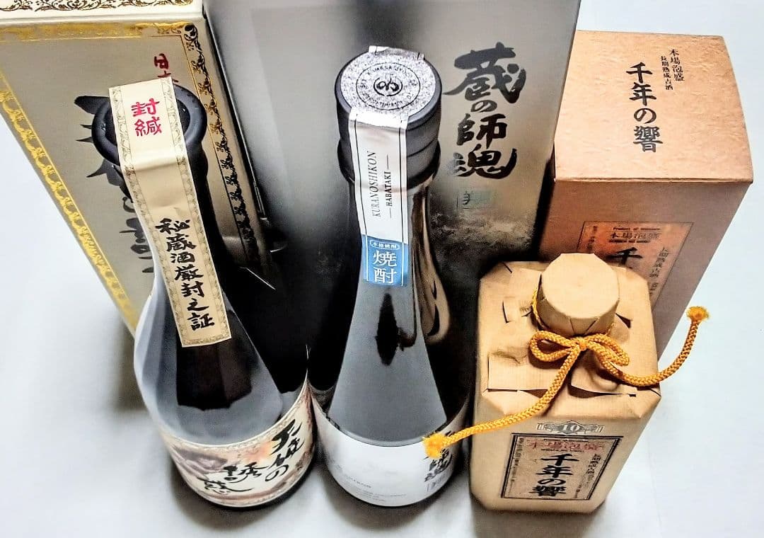 数量限定品焼酎(蔵の師魂 (翔) & 天使の誘惑 & 千年の響 )3本セット格安