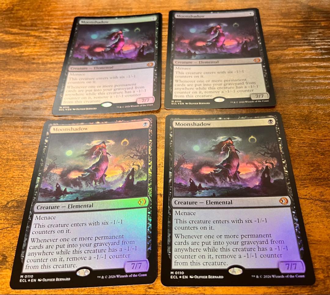月影 Moonshadow 英語 foil 4枚セット