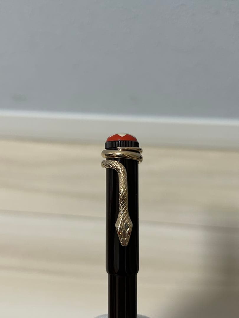 MONT BLANC モンブラン　蛇クリップ ボールペン　ブラック