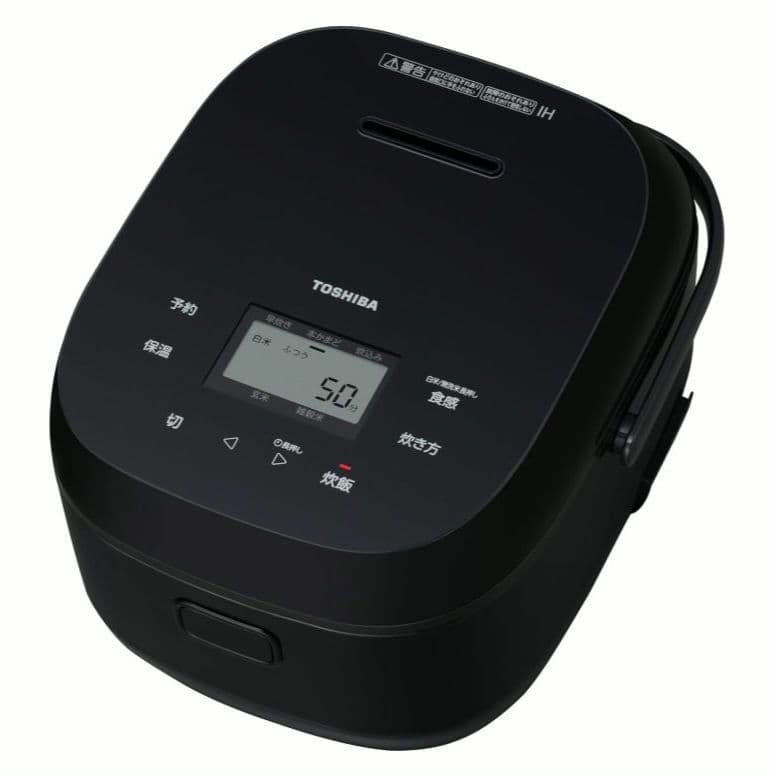TOSHIBA 東芝 IH炊飯器 5.5合炊き ブラック 黒