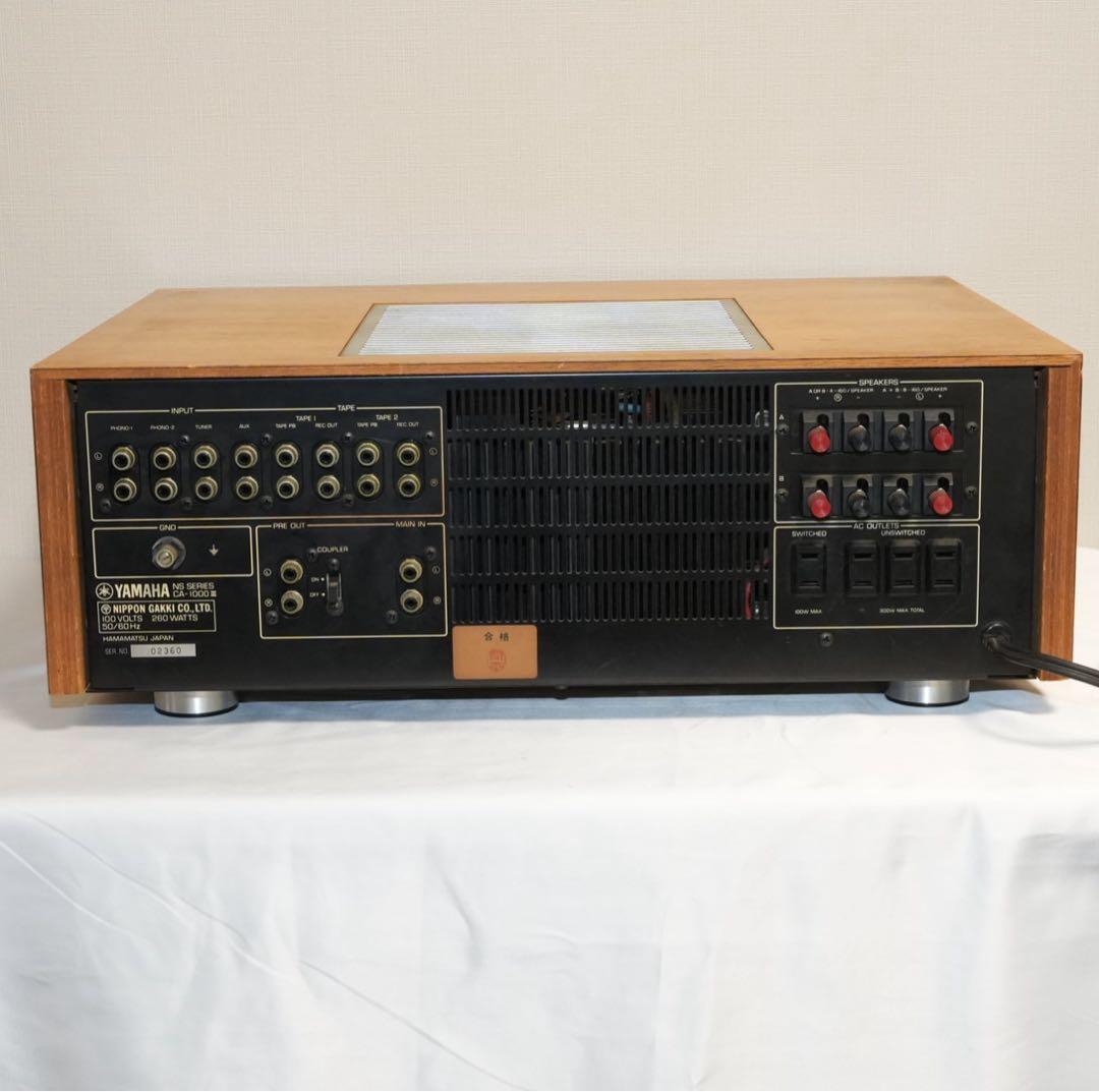 【通電確認のみ】YAMAHA CA-1000III プリメインアンプ