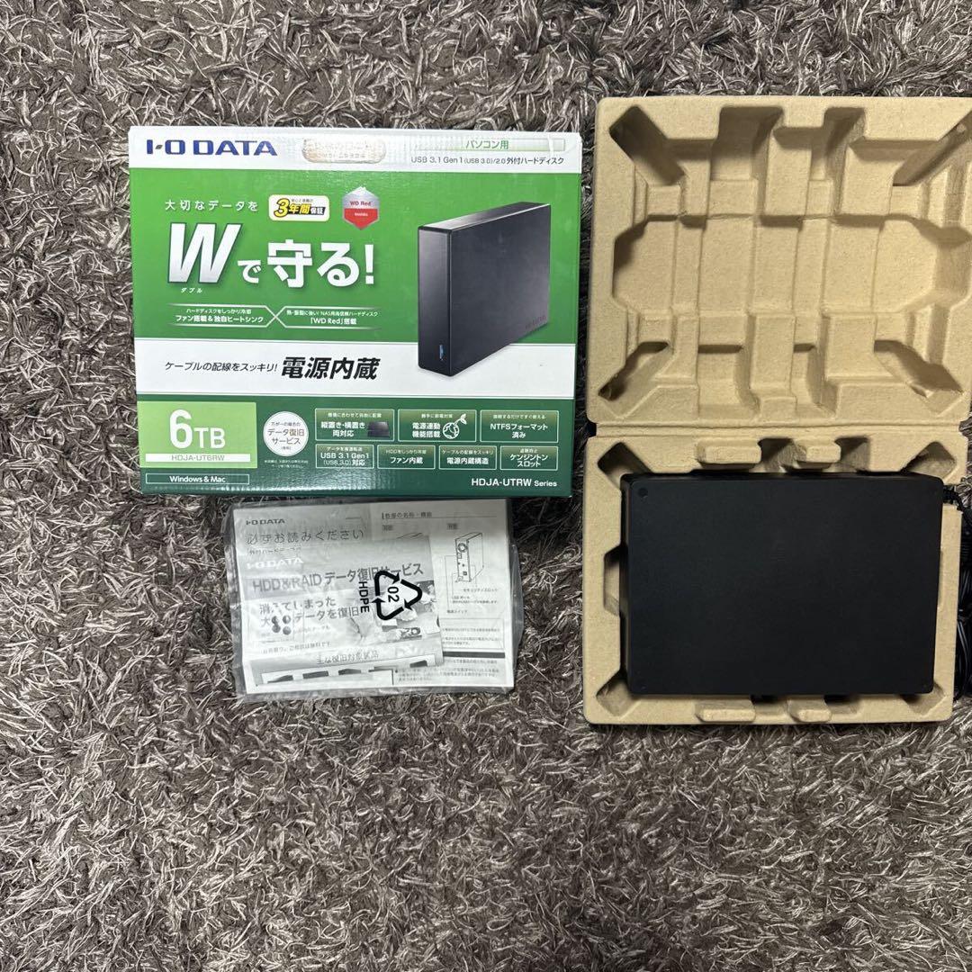外付けハードディスク・ドライブ I-O DATA 6TB WESTERN DIGITAL RED