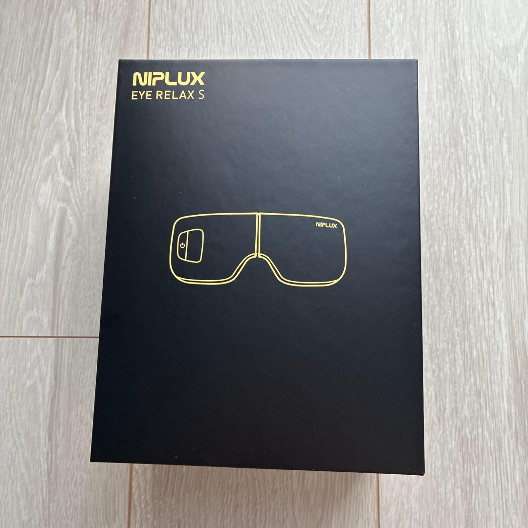 【保証期間内】NIPLUX EYE RELAX S 目元エステマッサージャー 黒