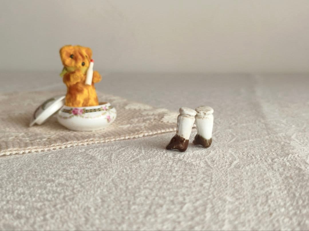 * antique doll ❀ ミニョネットちゃんの 素敵なブーツ