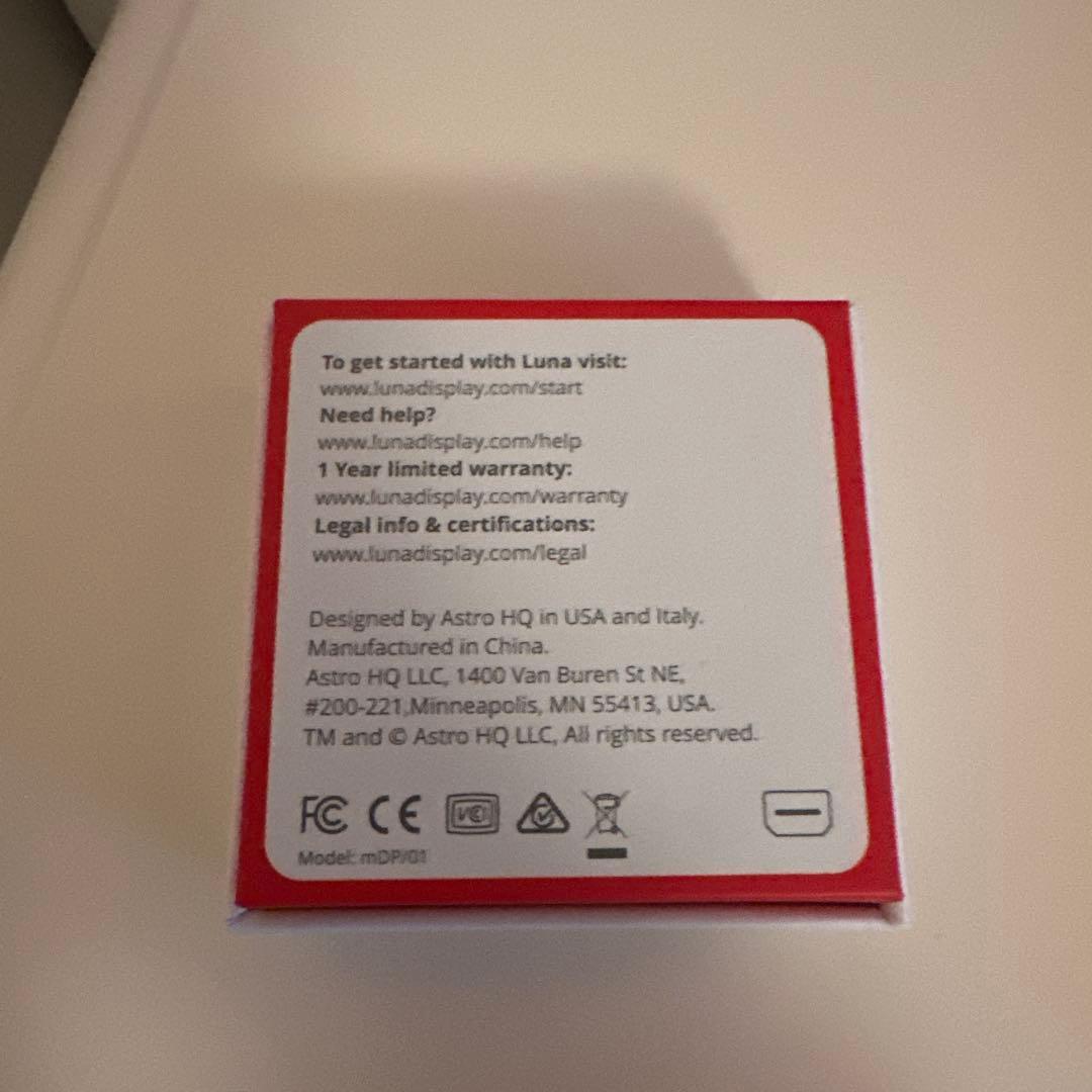 PCケーブル・コネクタ Luna display mini display port