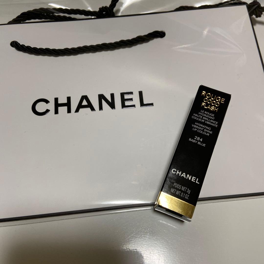 CHANELルージュココフラッシュ 284ベイビーブルー　限定品
