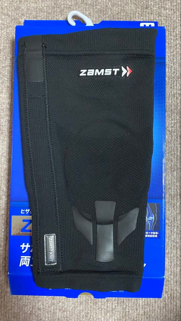 ZAMST 膝サポーター ZK-MOTION Mサイズ 新品未使用 ニットモデル