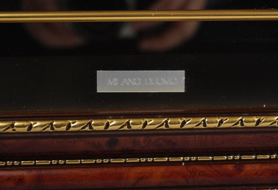 イタリア BRUNEL社 立体芸術作品 銀 MILANO DUOMO