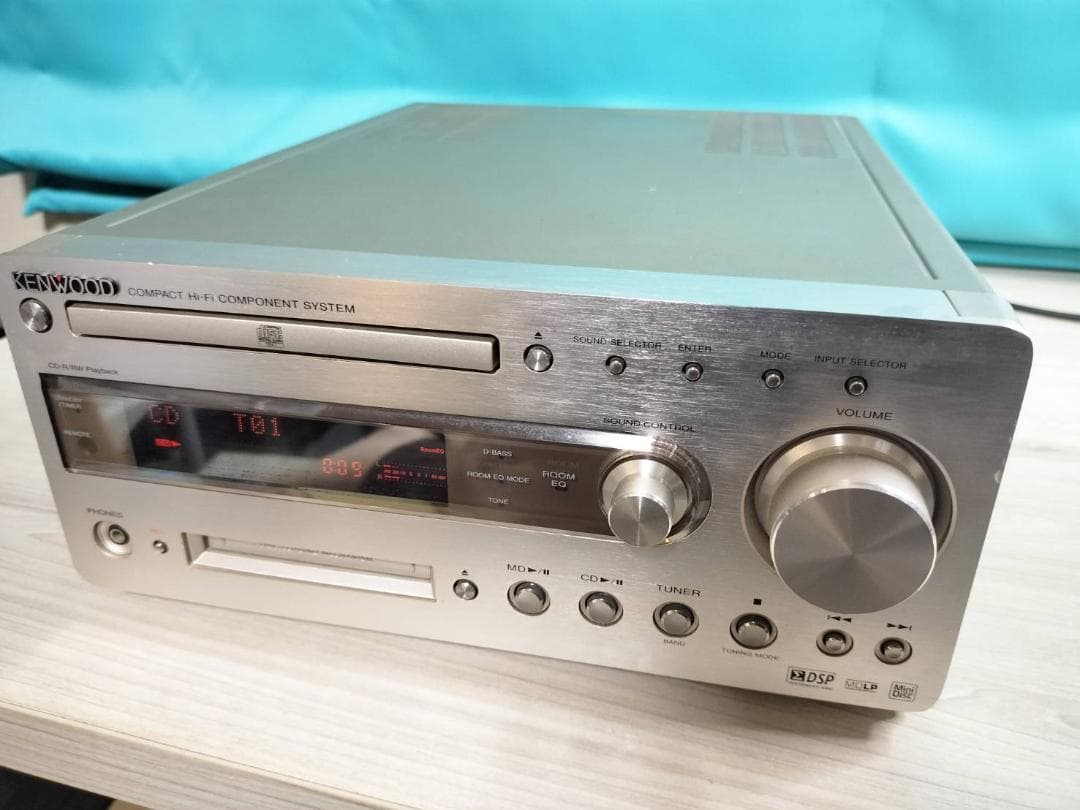 KENWOOD R-K700-N 　動作確認品　ケンウッド　CD/MDプレーヤー